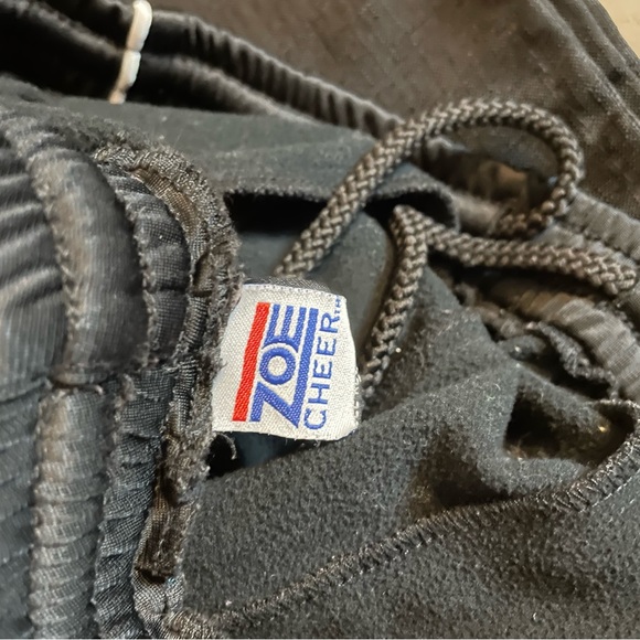 Zoe Brand Cheer Warm Up Track Pants Women’s Black Sz AS - Picture 4 of 7